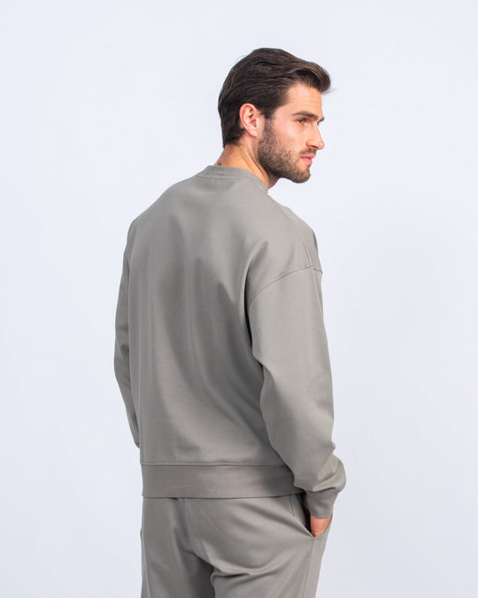 Cotton Round - neck Oversized T-Shirt - Roban