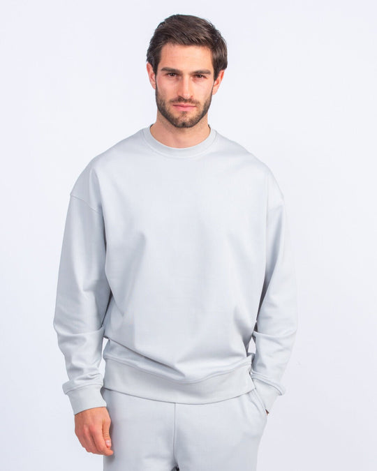 Cotton Round - neck Oversized T-Shirt - Roban