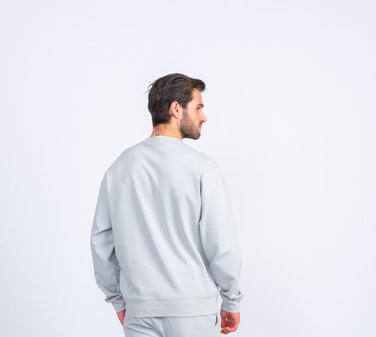Cotton Round - neck Oversized T-Shirt - Roban