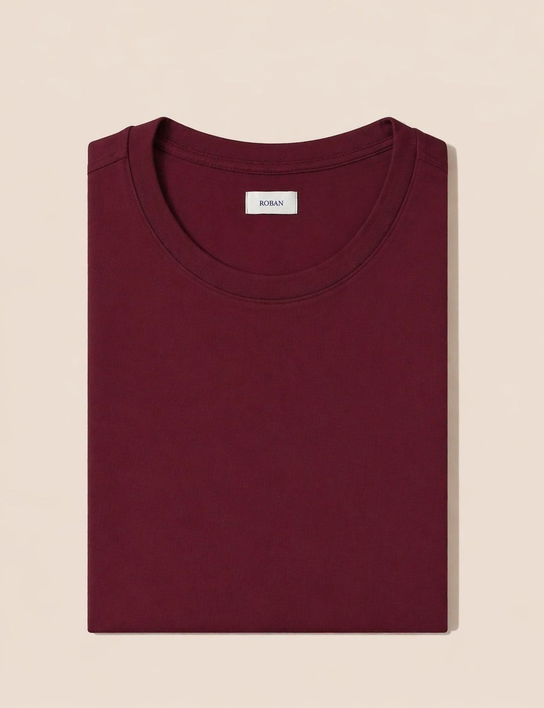 Cotton Roundneck Slim Fit T-Shirt - Roban