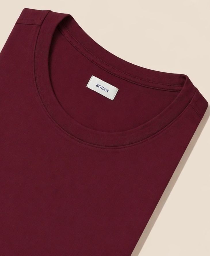 Cotton Roundneck Slim Fit T-Shirt - Roban