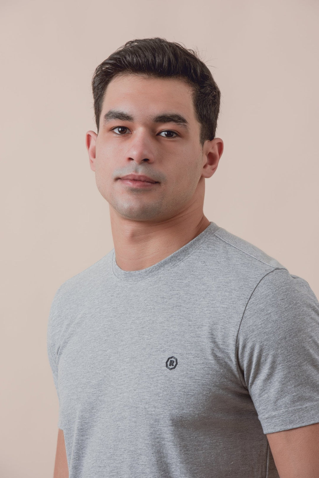 Cotton Roundneck Slim Fit T-Shirt - Roban