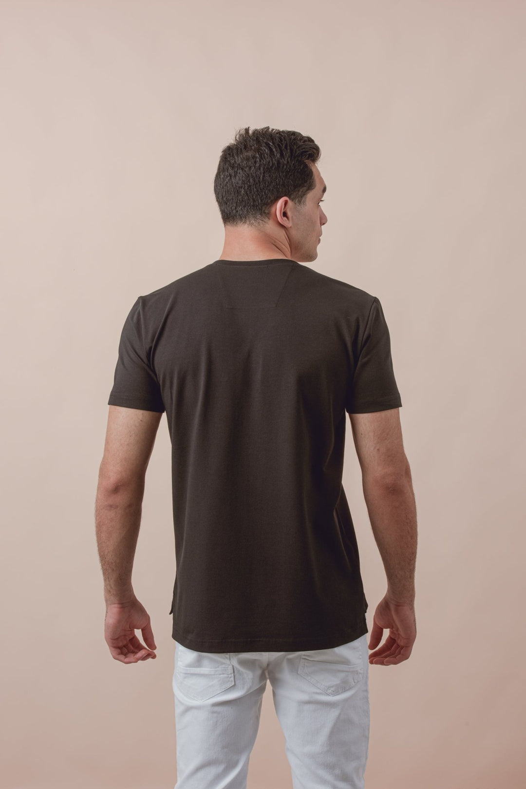 Cotton Roundneck Slim Fit T-Shirt - Roban