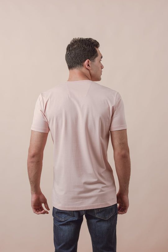 Cotton Roundneck Slim Fit T-Shirt - Roban