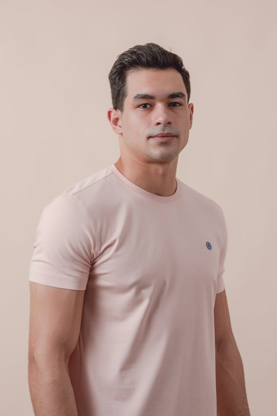 Cotton Roundneck Slim Fit T-Shirt - Roban
