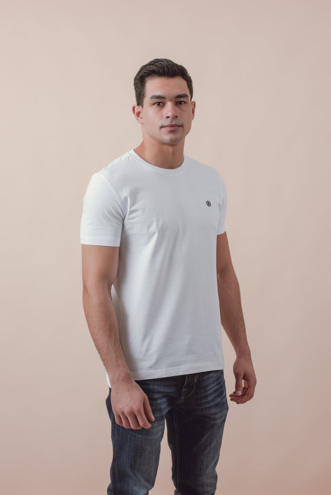 Cotton Roundneck Slim Fit T-Shirt - Roban