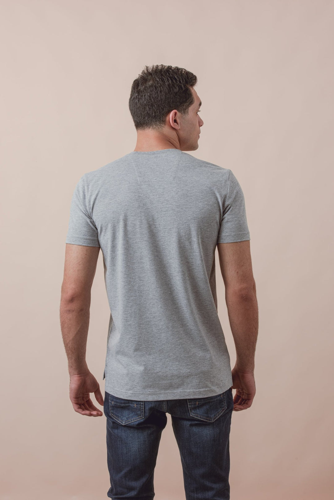 Cotton Roundneck Slim Fit T-Shirt - Roban