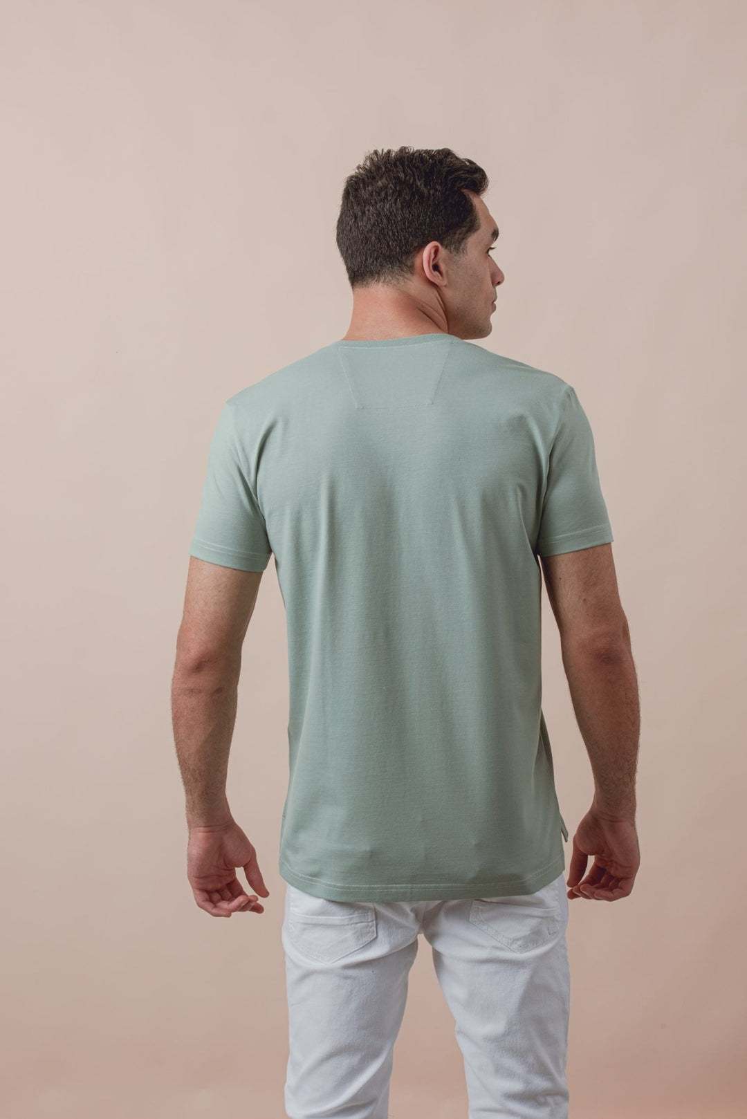 Cotton Roundneck Slim Fit T-Shirt - Roban