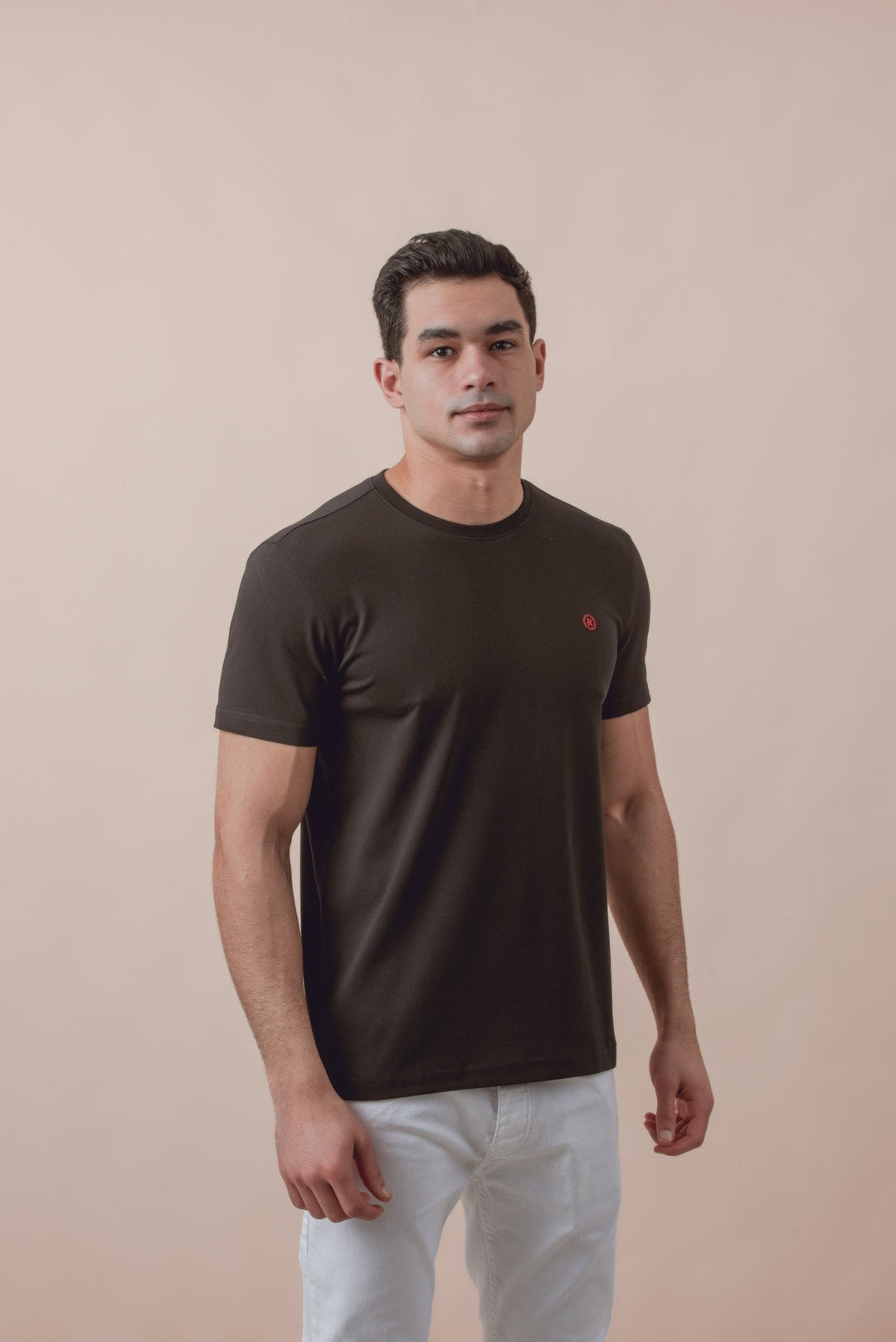 Cotton Roundneck Slim Fit T-Shirt - Roban