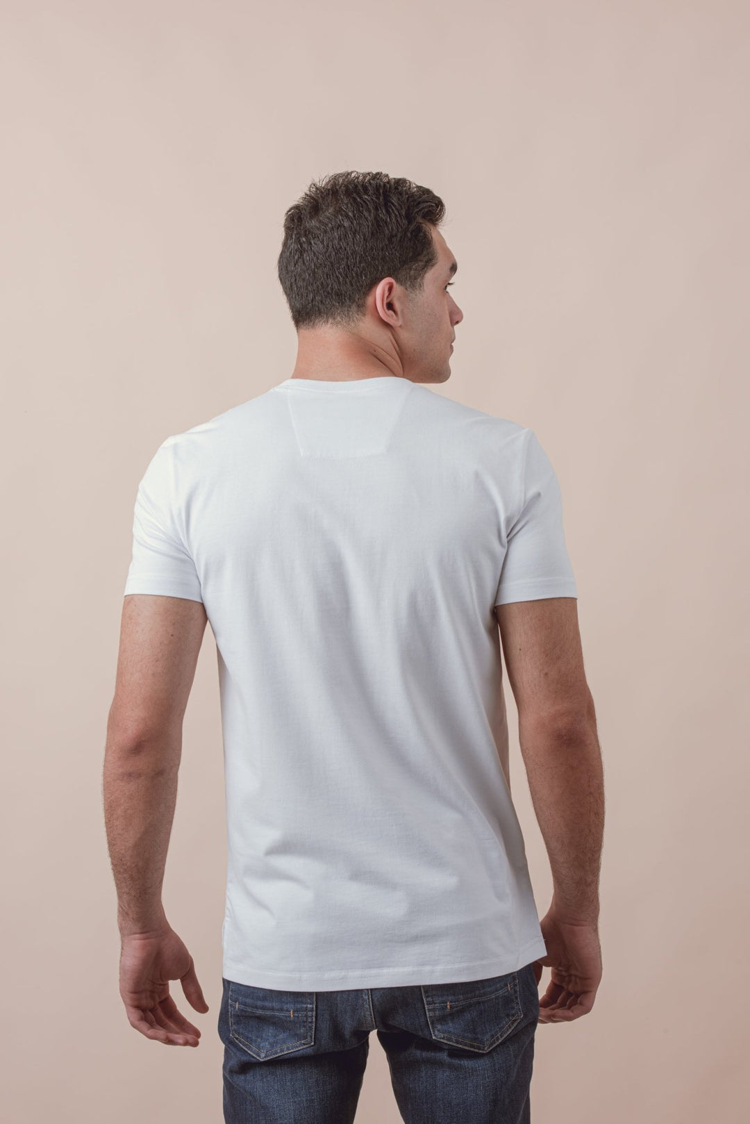 Cotton Roundneck Slim Fit T-Shirt - Roban