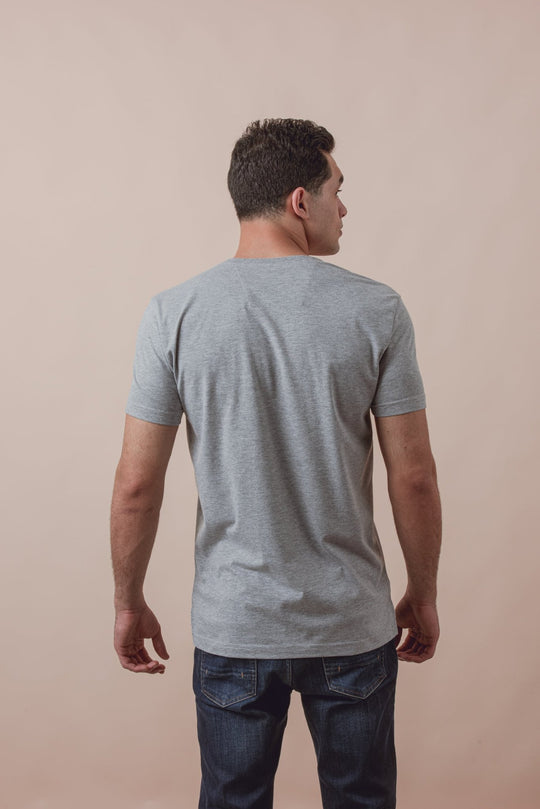 Cotton V - Neck Slim fit T-Shirt - Roban