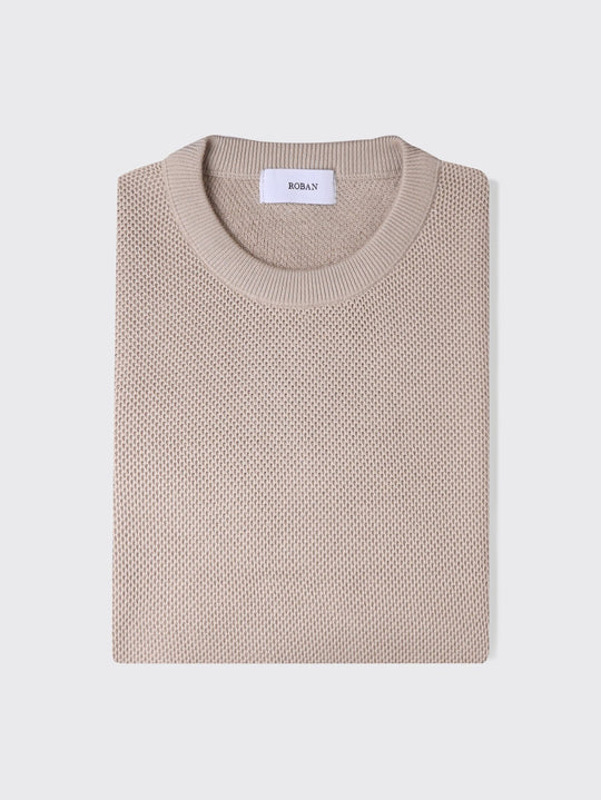 Crewneck Knitted Pullover - Roban