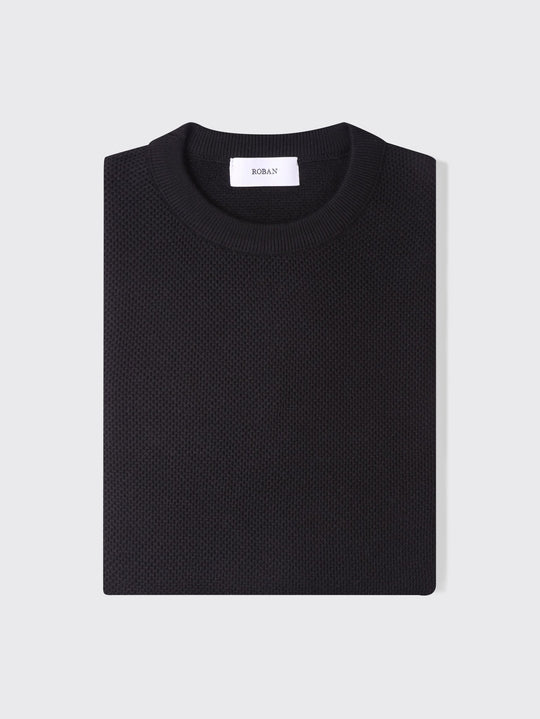 Crewneck Knitted Pullover - Roban