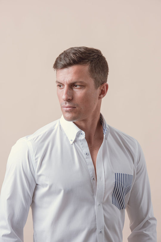 FINE COTTON SLIM FIT SHIRT - Roban