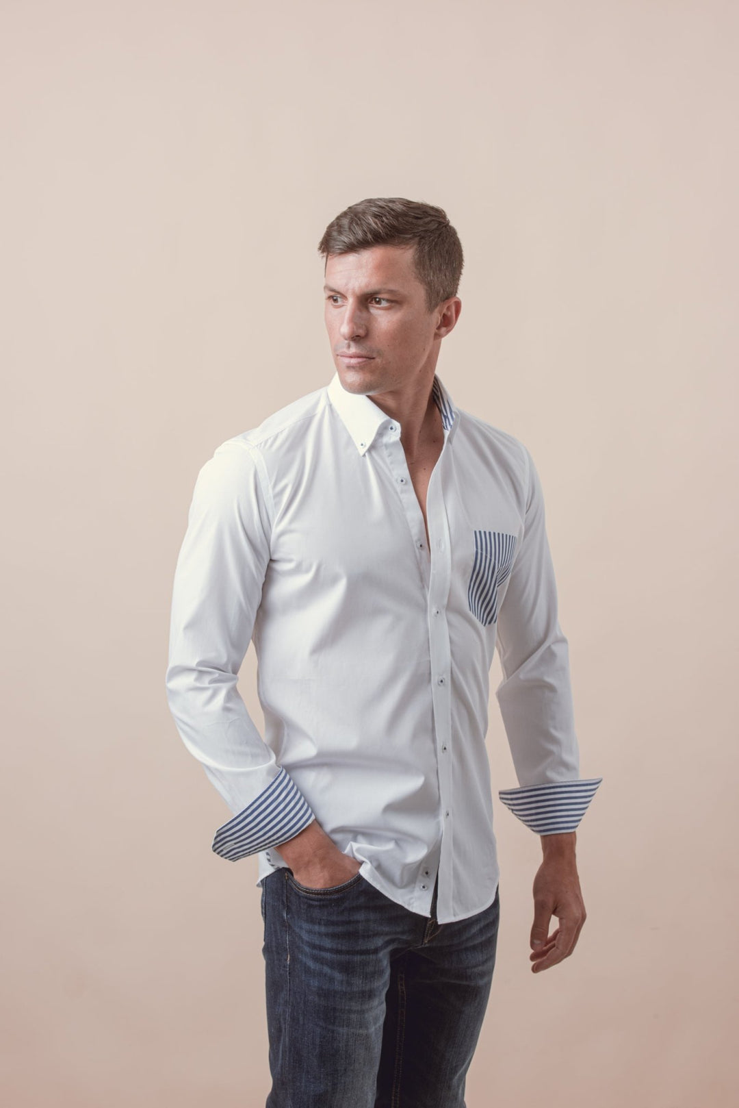 FINE COTTON SLIM FIT SHIRT - Roban