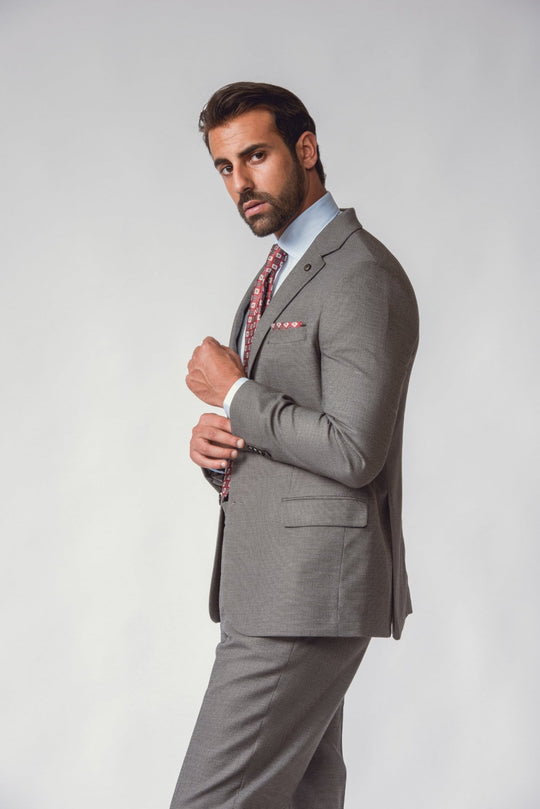 GREY WEBSTER REGULAR FIT SUIT - Roban