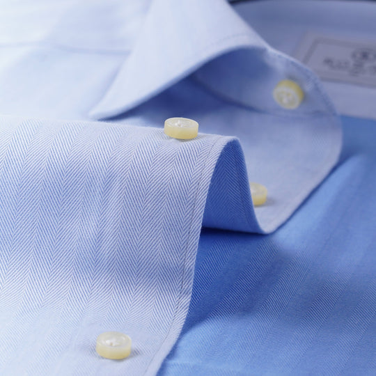 HERRINGBONE COTTON REGULAR FIT - Roban