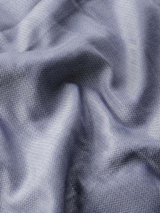 Herringbone Cotton Regular Fit Shirt - Roban