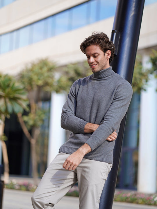 High Turtleneck Pullover - Roban