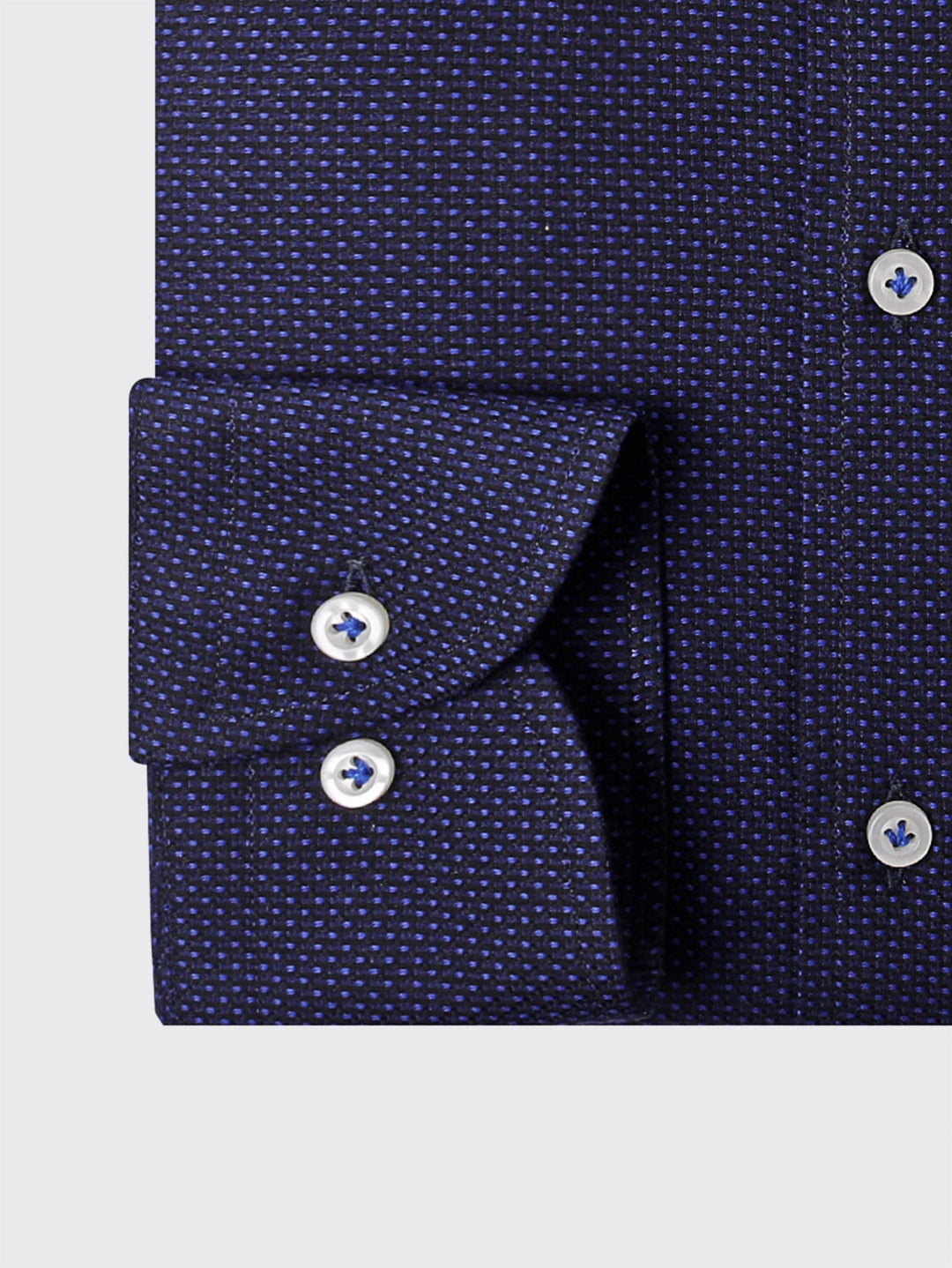 Jacquard Cotton Regular Fit Shirt - Roban