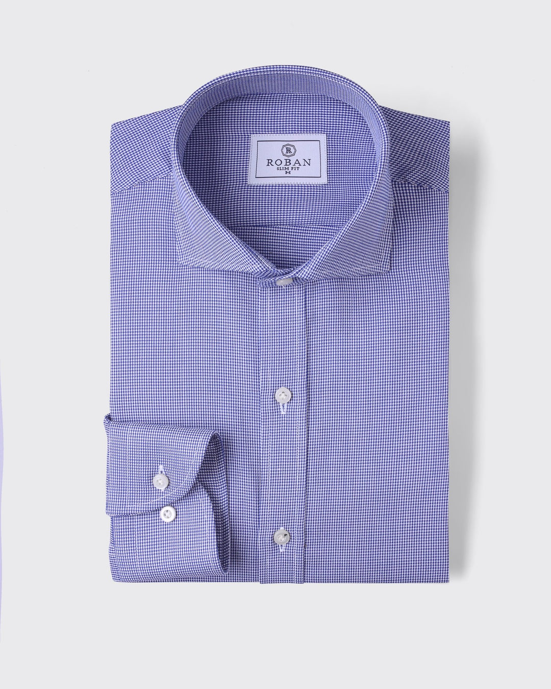 JACQUARD COTTON SLIM FIT SHIRT - Roban