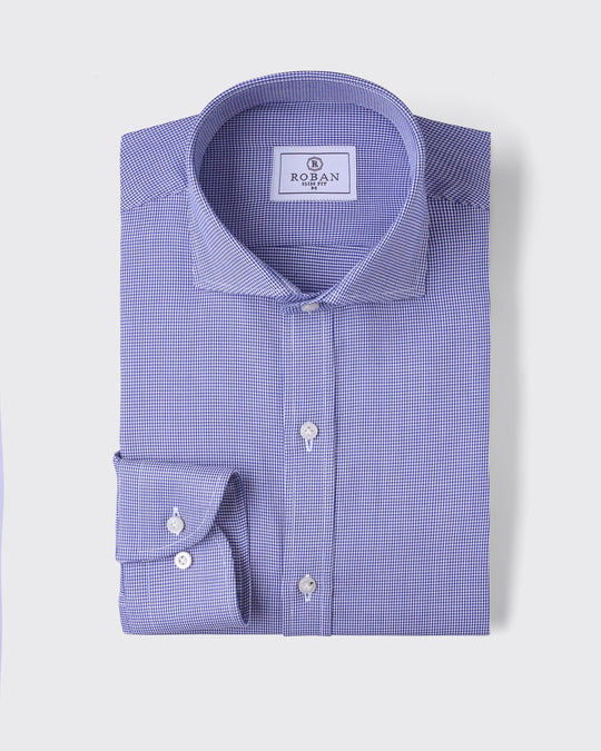 JACQUARD COTTON SLIM FIT SHIRT - Roban