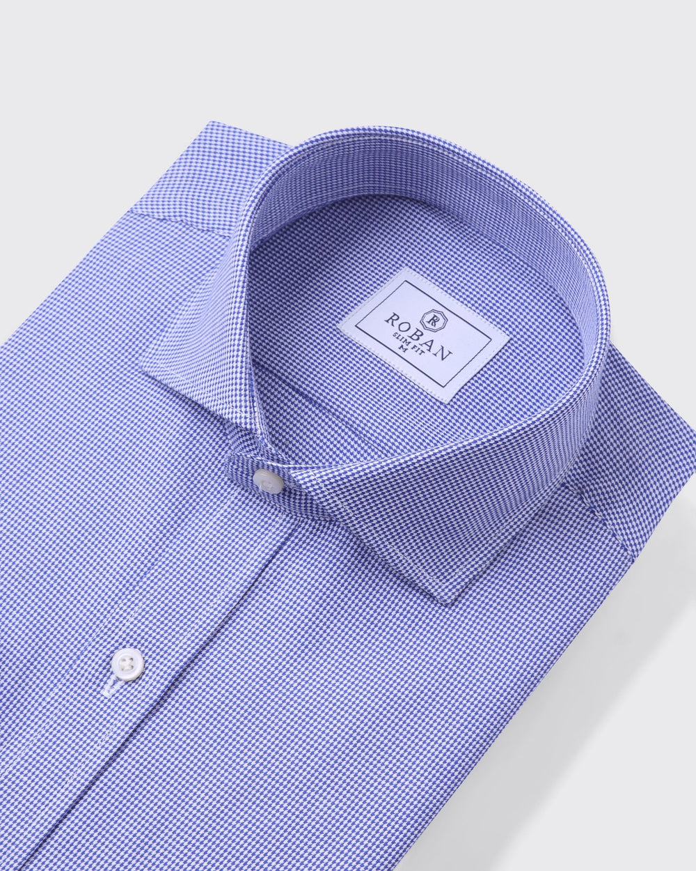 JACQUARD COTTON SLIM FIT SHIRT - Roban