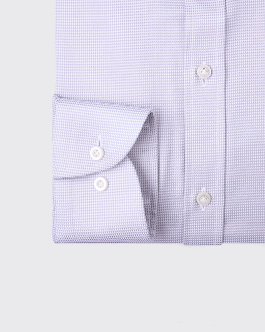 JACQUARD COTTON SLIM FIT SHIRT - Roban