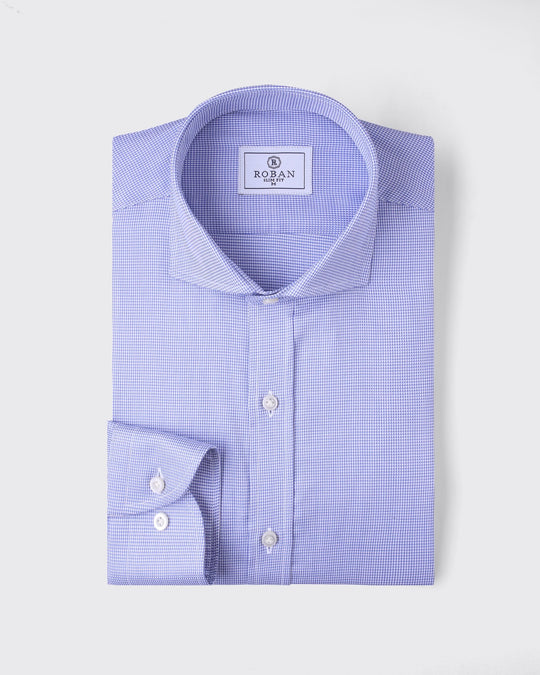 JACQUARD COTTON SLIM FIT SHIRT - Roban