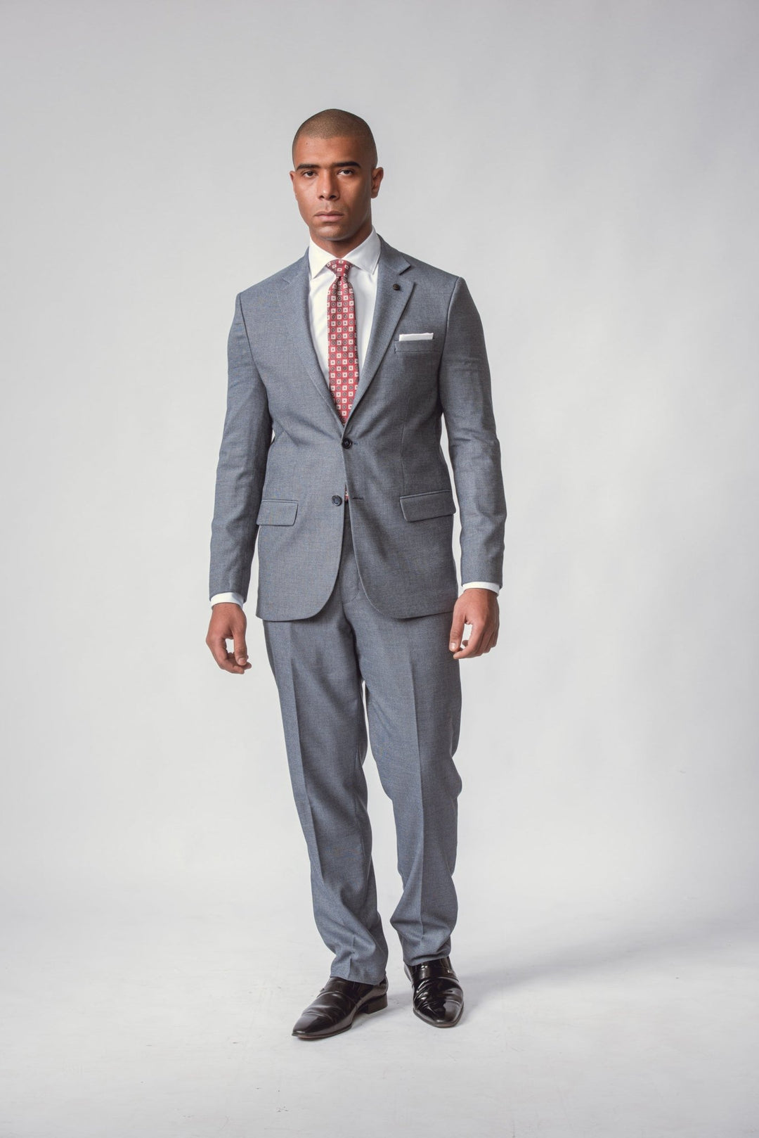 LIGHT BLUE WEBSTER REGULAR FIT SUIT - Roban