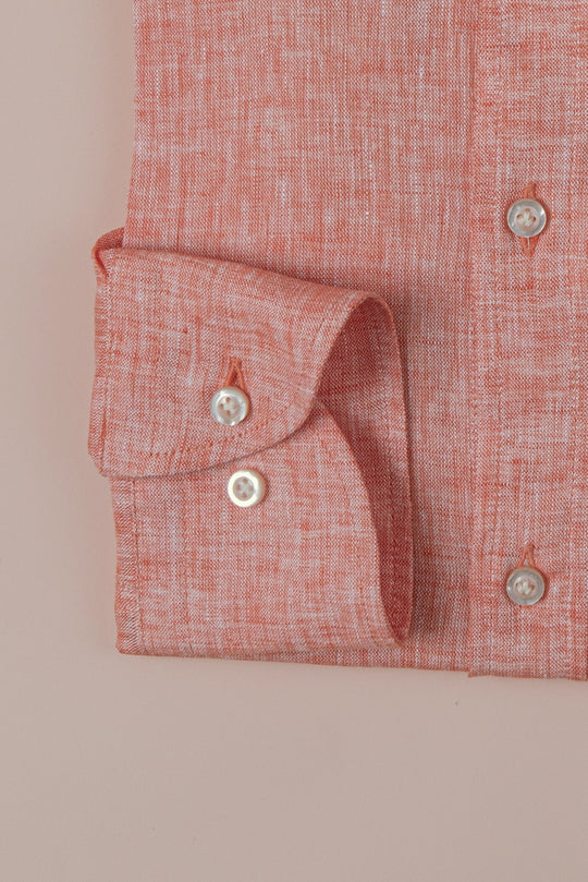 Linen Shirt PLAIN WASHED REGULAR FIT SHIRT - Roban