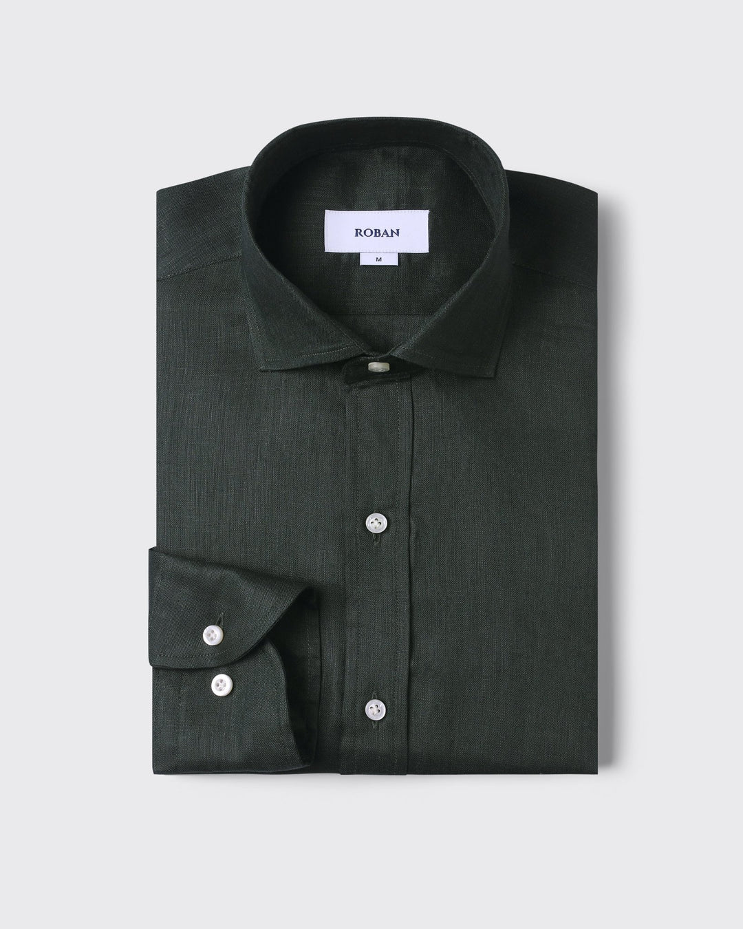 Linen Shirt PLAIN WASHED REGULAR FIT SHIRT - Roban