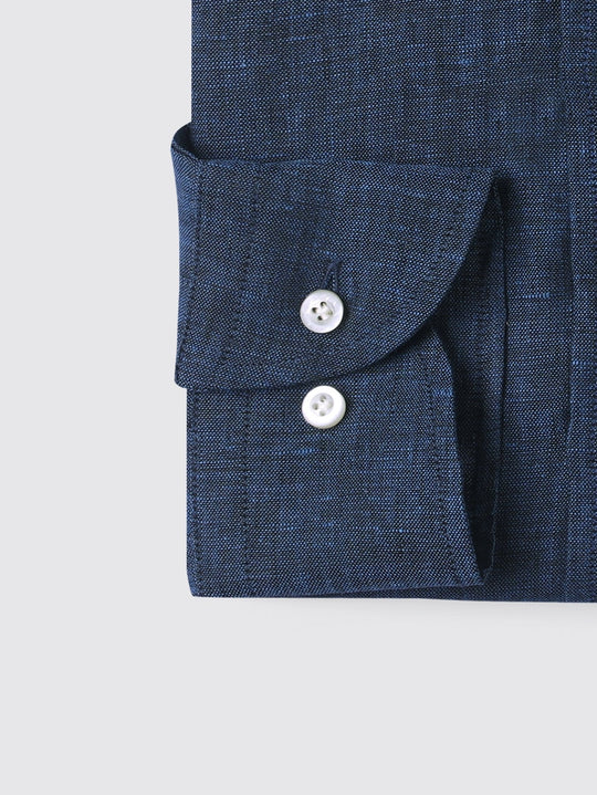 Linen Shirt PLAIN WASHED REGULAR FIT SHIRT - Roban