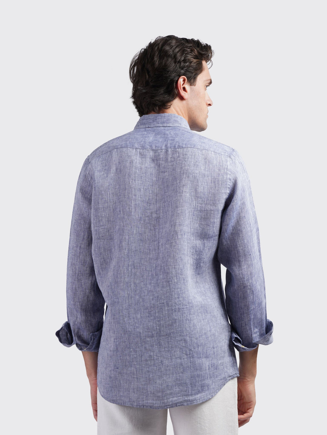 Linen Shirt PLAIN WASHED REGULAR FIT SHIRT - Roban