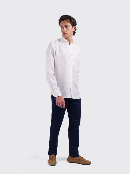 Linen Shirt PLAIN WASHED REGULAR FIT SHIRT - Roban