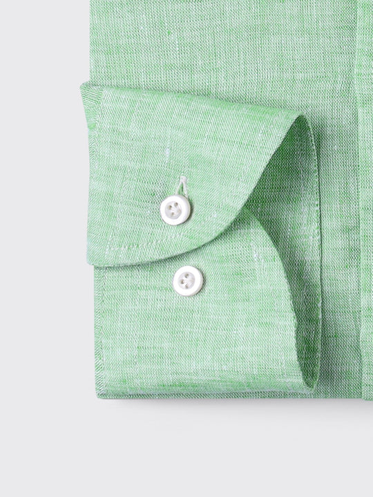 Linen Shirt PLAIN WASHED REGULAR FIT SHIRT - Roban