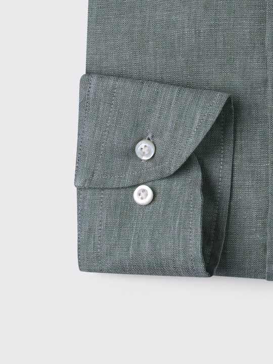 Linen Shirt PLAIN WASHED REGULAR FIT SHIRT - Roban