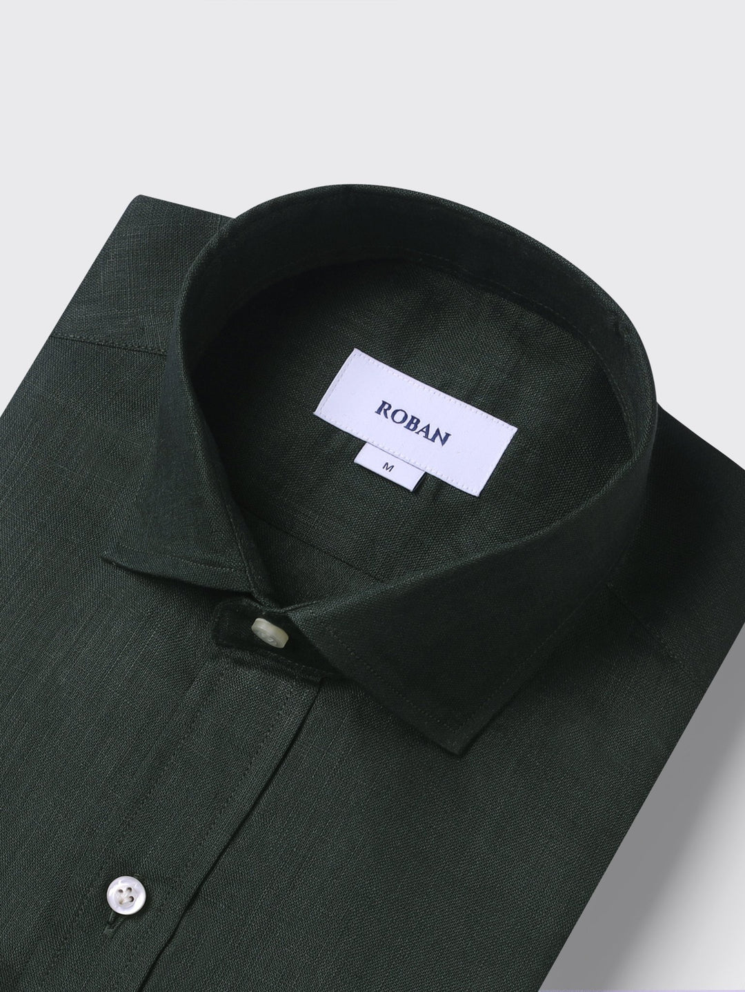 Linen Shirt PLAIN WASHED REGULAR FIT SHIRT - Roban