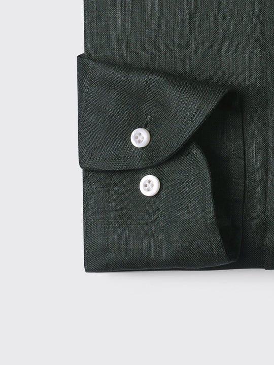 Linen Shirt PLAIN WASHED REGULAR FIT SHIRT - Roban
