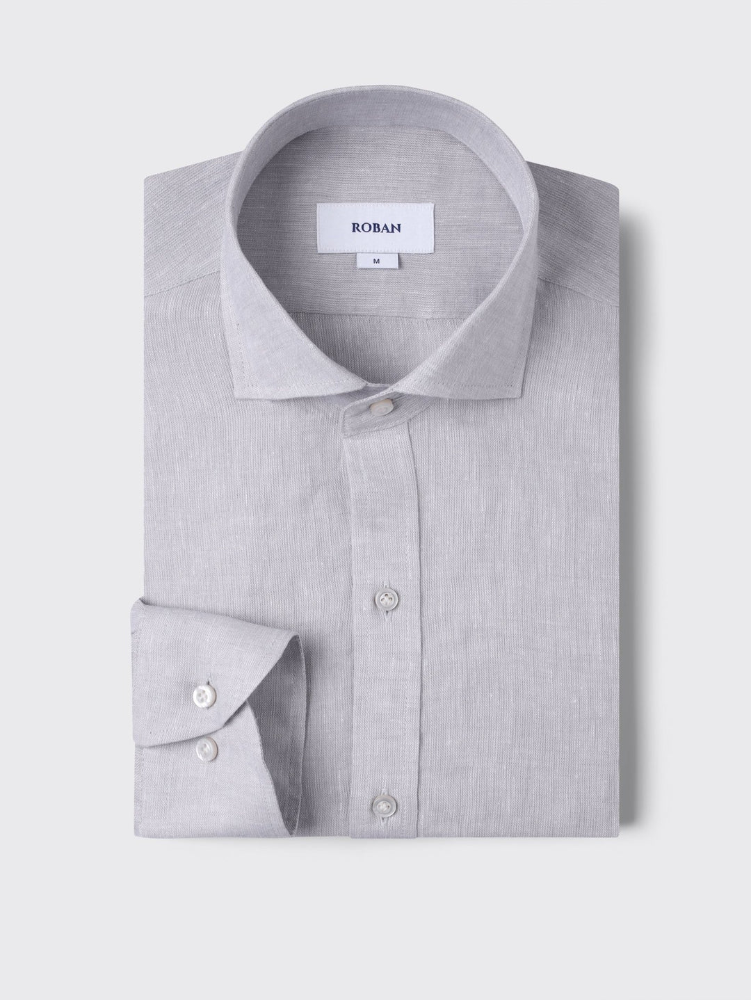 Linen Shirt PLAIN WASHED REGULAR FIT SHIRT - Roban
