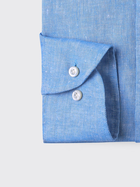Linen Shirt PLAIN WASHED REGULAR FIT SHIRT - Roban