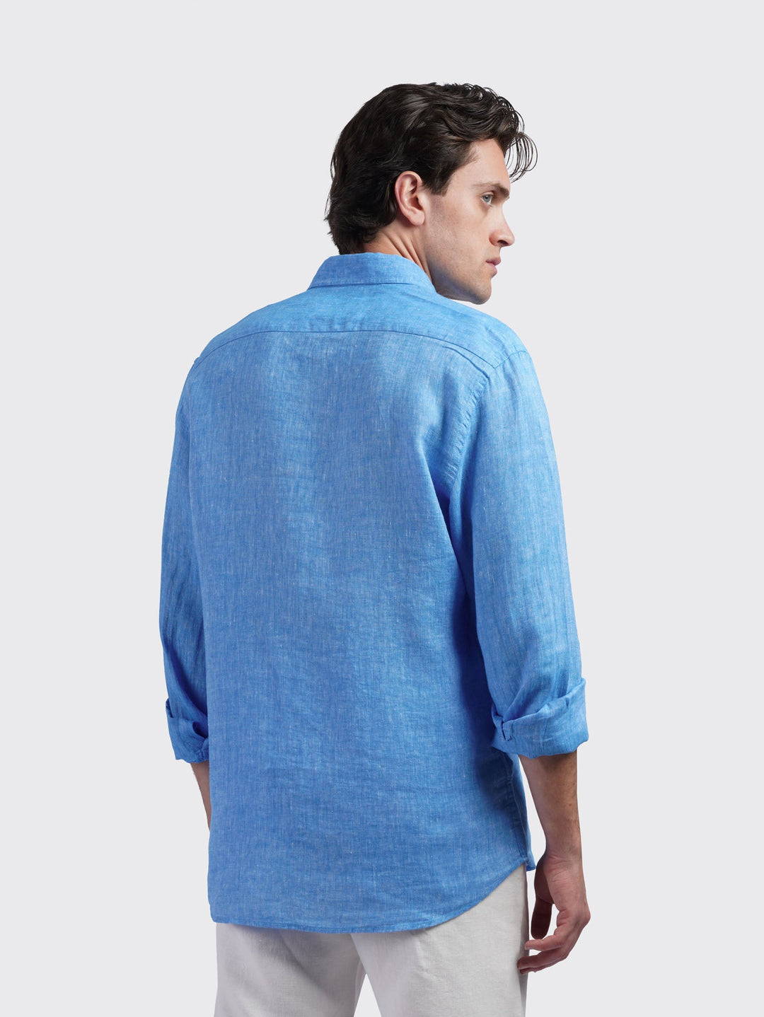 Linen Shirt PLAIN WASHED REGULAR FIT SHIRT - Roban