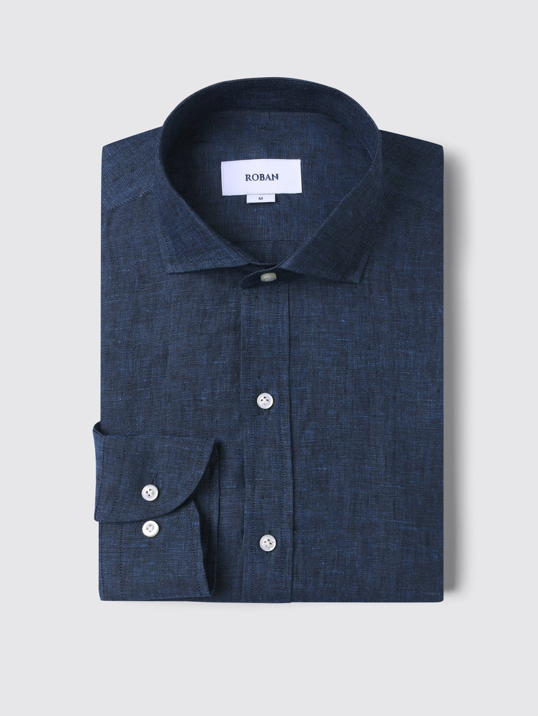 Linen Shirt PLAIN WASHED REGULAR FIT SHIRT - Roban