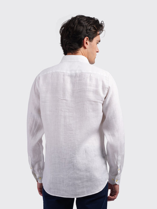 Linen Shirt PLAIN WASHED REGULAR FIT SHIRT - Roban