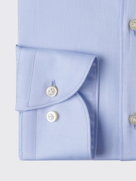 MICRO-RIBBED REGULAR FIT COTTON SHIRT - Roban