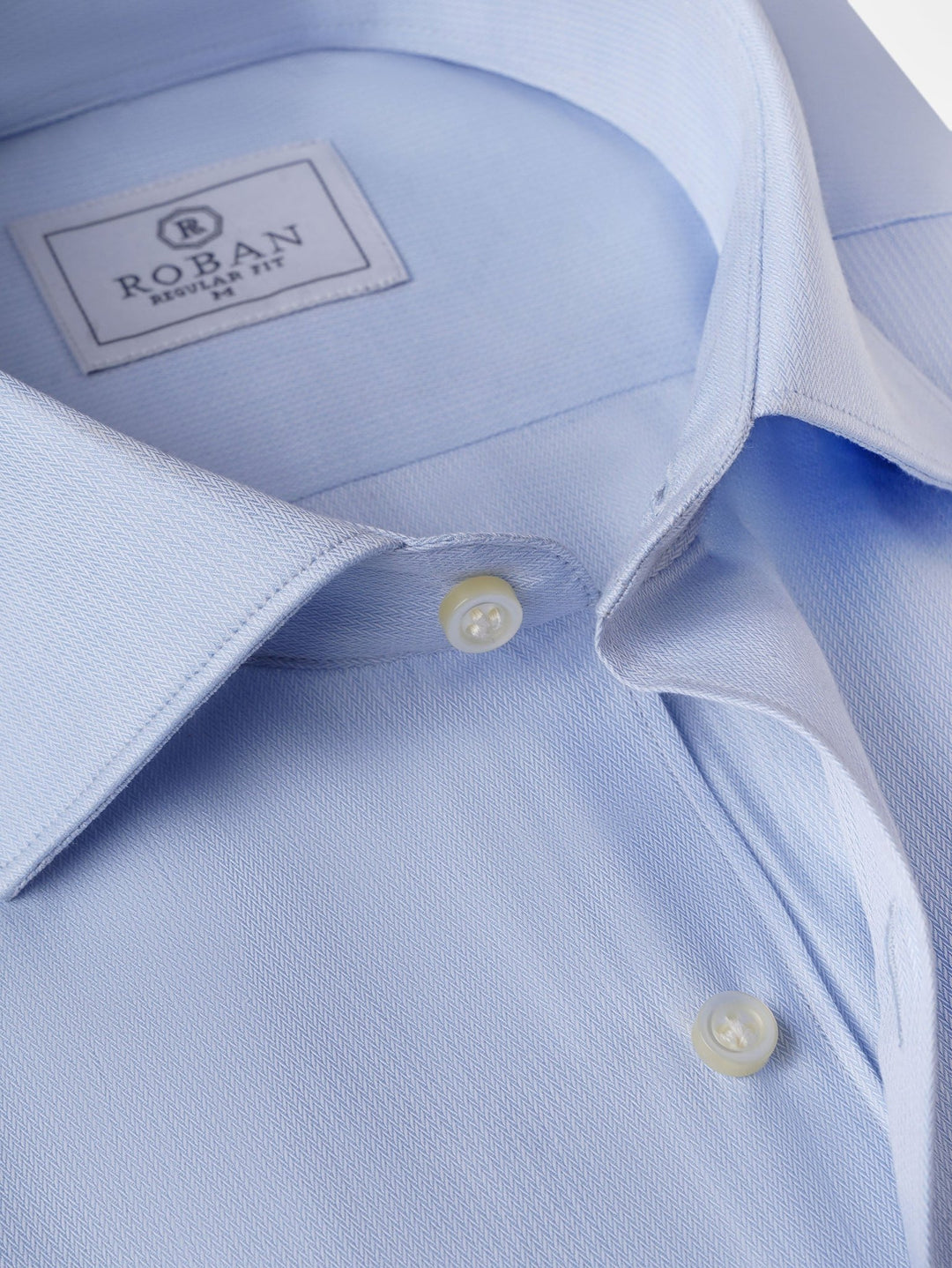 MICRO-RIBBED REGULAR FIT COTTON SHIRT - Roban