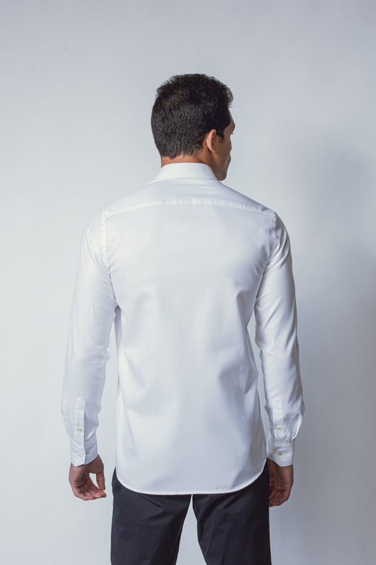 MICRO - RIBBED REGULAR FIT SHIRT - Roban