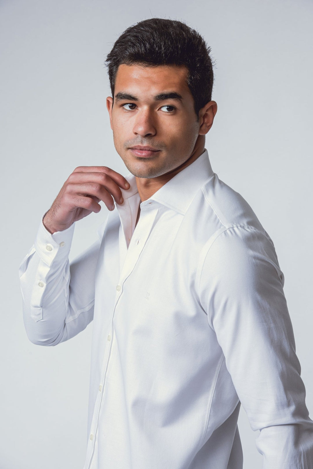 MICRO - RIBBED REGULAR FIT SHIRT - Roban