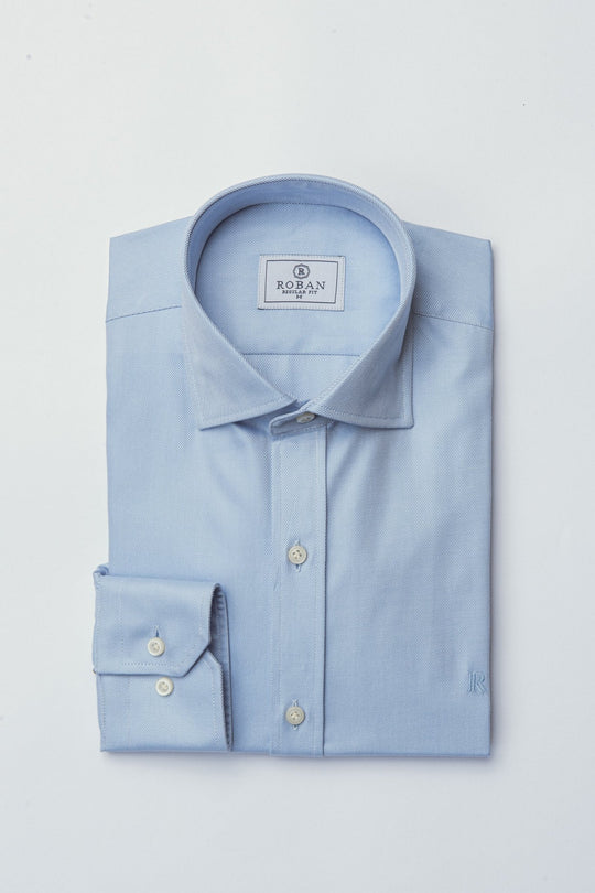 MICRO - RIBBED REGULAR FIT SHIRT - Roban