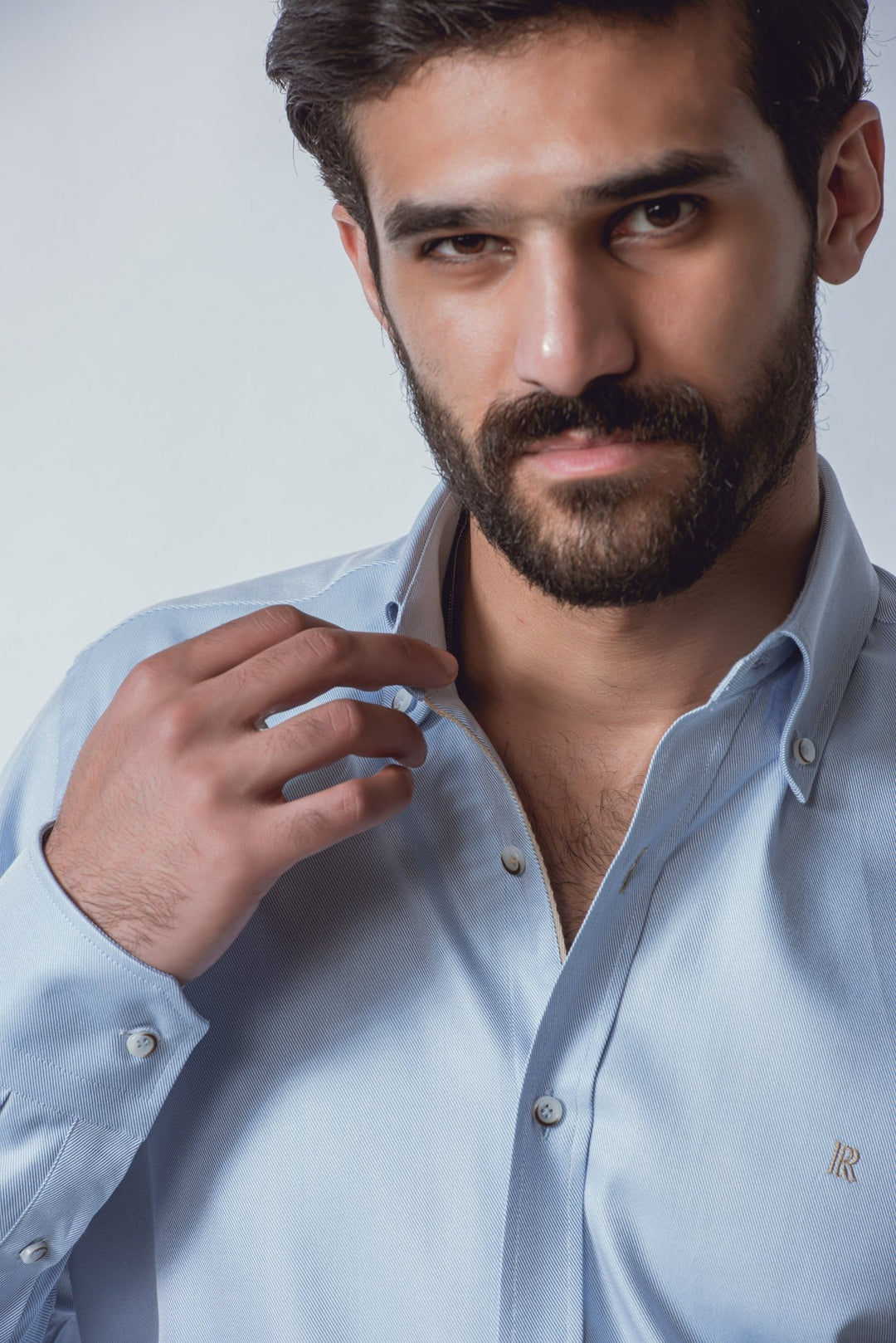 MICRO - RIBBED SLIM FIT SHIRT - Roban